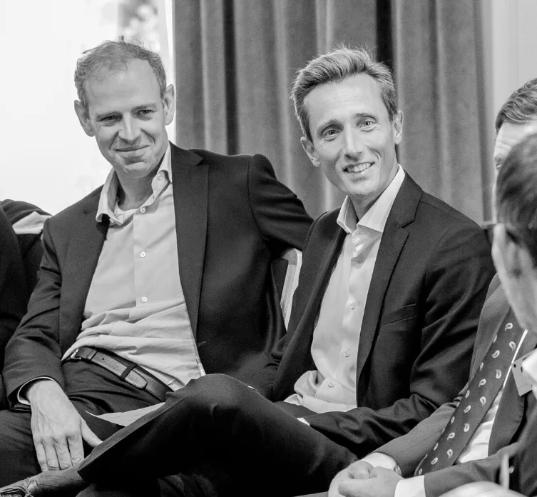 Four GRI Institute Co-chairs talking with each other